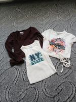 Marken T-Shirts LA Shirt  TW Bershka cropped Gr. XS Porto 2 Euro Brandenburg - Bernau Vorschau