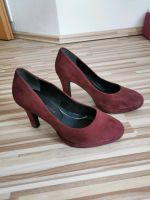 Marco tozzi high heels 38 rot Bordeaux Bayern - Langweid am Lech Vorschau