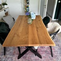 Massiv Eiche Tisch Baumkante Baumtisch Esstisch Holztisch 180x90 Nordrhein-Westfalen - Königswinter Vorschau