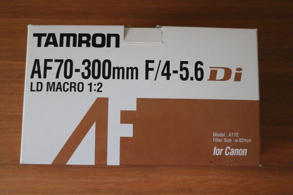 Tamron AF 70-300 f/4-5.6 DI LD Macro 1:2 für Canon in Pegnitz