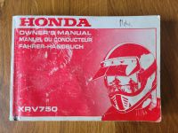 Honda Africa Twin XRV750 RD07a Fahrerhandbuch Münster (Westfalen) - Gremmendorf Vorschau