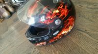 Motorrad Helm Streetfighter XL Flammen Rot Schwarz Berlin - Charlottenburg Vorschau