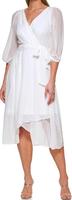 DKNY Kleid weiß Wickelkleidoptik Sommerkleid Gr. 40 wie NEU Bayern - Klingenberg am Main Vorschau