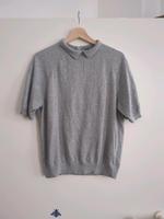 Cos Shirt Feinstrick S 36 38 grau Bubikragen Leipzig - Kleinzschocher Vorschau