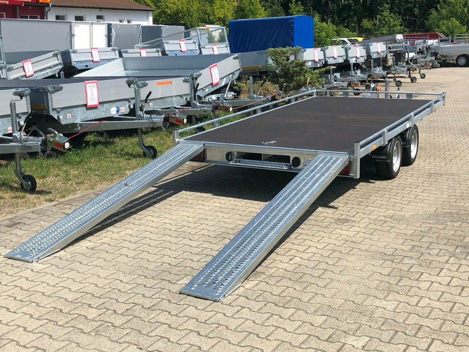 ⭐Eduard Auto Transporter 3000kg 406x200cm Reling Rampe Winde 63 S in Schöneiche bei Berlin