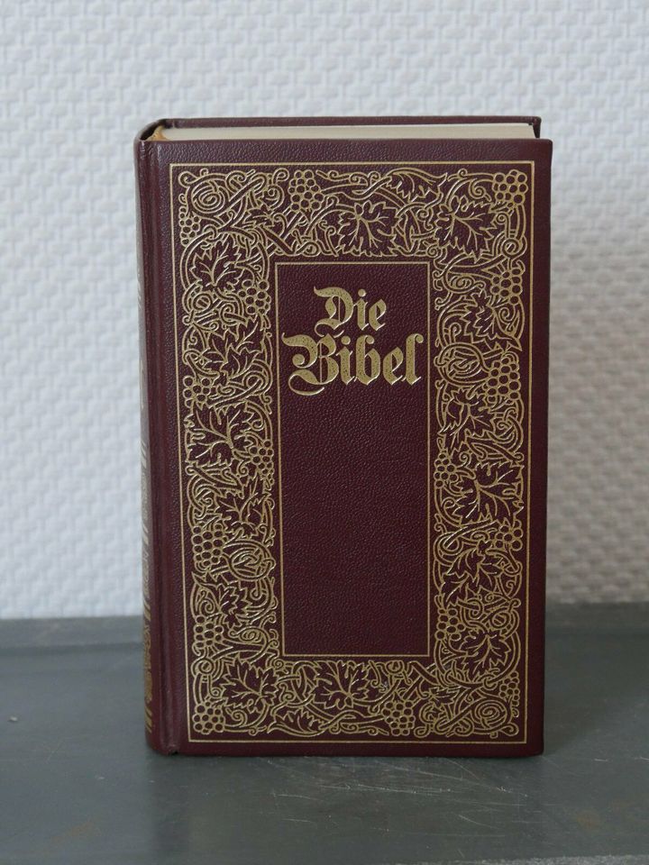 Tolle Bibel mit Goldseiten und Ledereinband (Sonderausgabe) in Nürnberg (Mittelfr)