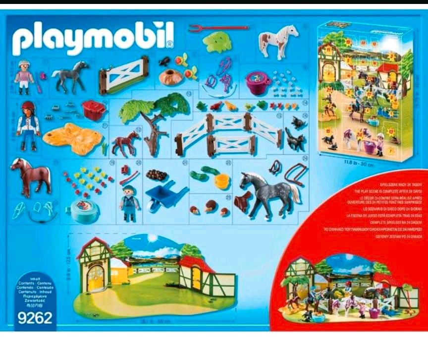 3er Set Playmobil Ponyhof 6927+Reitsportgeschäft  9401+ Adventski in Selbitz