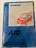 Betriebsanleitung Autobianchi A112 / Zusatz Abarth Bayern - Friedberg Vorschau