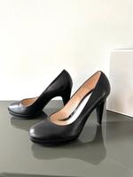 Pumps COX 39 schwarz Leder plateau heels ankle boots Hessen - Darmstadt Vorschau