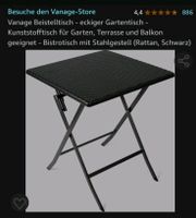 Tisch . Vanage Beistelltisch - eckiger Gartentisch - Balkon . Köln - Porz Vorschau