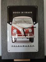 VW Bus Bulli Wanduhr / Blechschild Nordrhein-Westfalen - Netphen Vorschau