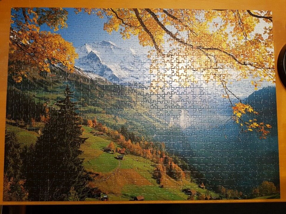 Puzzle Box 2 x 1000 Teil Rheinfall / Blick auf die Schweiz in Elmshorn