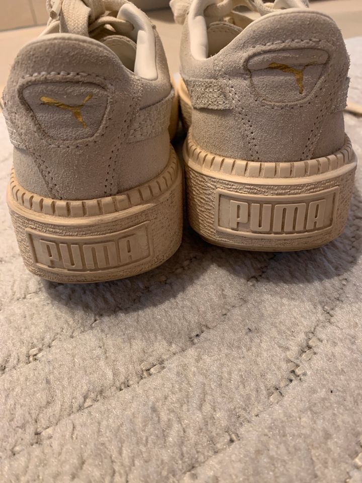 Puma Sneaker Platform Plateau Suede Vintage Größe 35,5 in Kiel