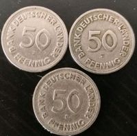 3x Fünfzig Pfennig 1949 Prägung J D Bank deutscher Länder Bayern - Regensburg Vorschau