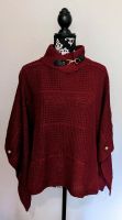 Hochwertiger Strickponcho Poncho rot Iska London Einheitsgröße Niedersachsen - Schwarme Vorschau