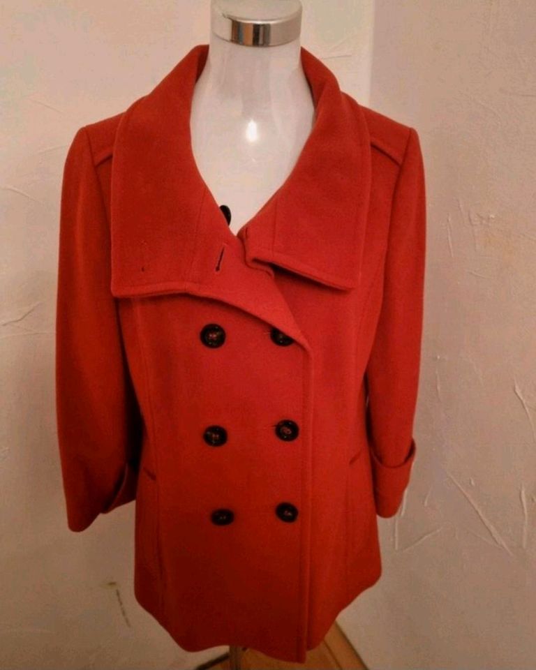 Gil Bret Cashmere Wolle Kurzmantel Kaschmir orange/rost Gr40 neu in Mannheim