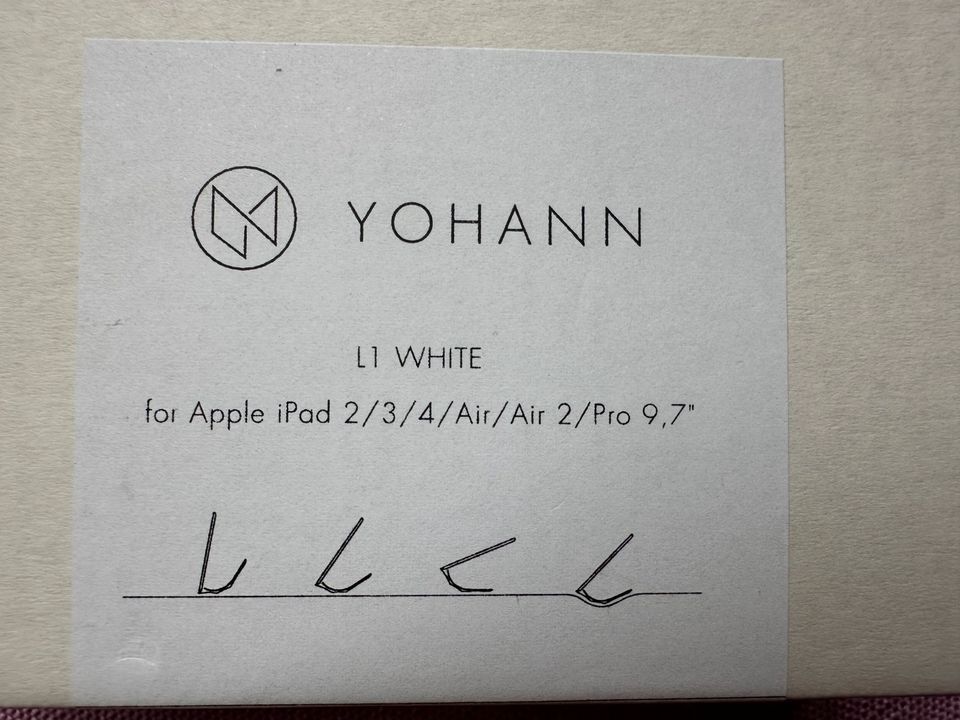 Yohann iPad Ständer Y L1 WH für alle Apple iPad 9,7 Zoll + Mini in Hamburg