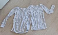 Umstandsshirt Langarm weiß, 2 Stück im Set, Gr. S Baden-Württemberg - Eriskirch Vorschau