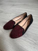 Loafer schwarz roter Strass Zara Größe 37 Köln - Mülheim Vorschau