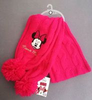 Minnie Mouse Bommel-Schal Rot 120 cm Gr 128-152 Winter Strick Neu Sachsen-Anhalt - Schönhausen (Elbe) Vorschau