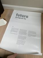 Futura Design Typografie Plakat Poster Bild 50x70 Nordrhein-Westfalen - Leverkusen Vorschau