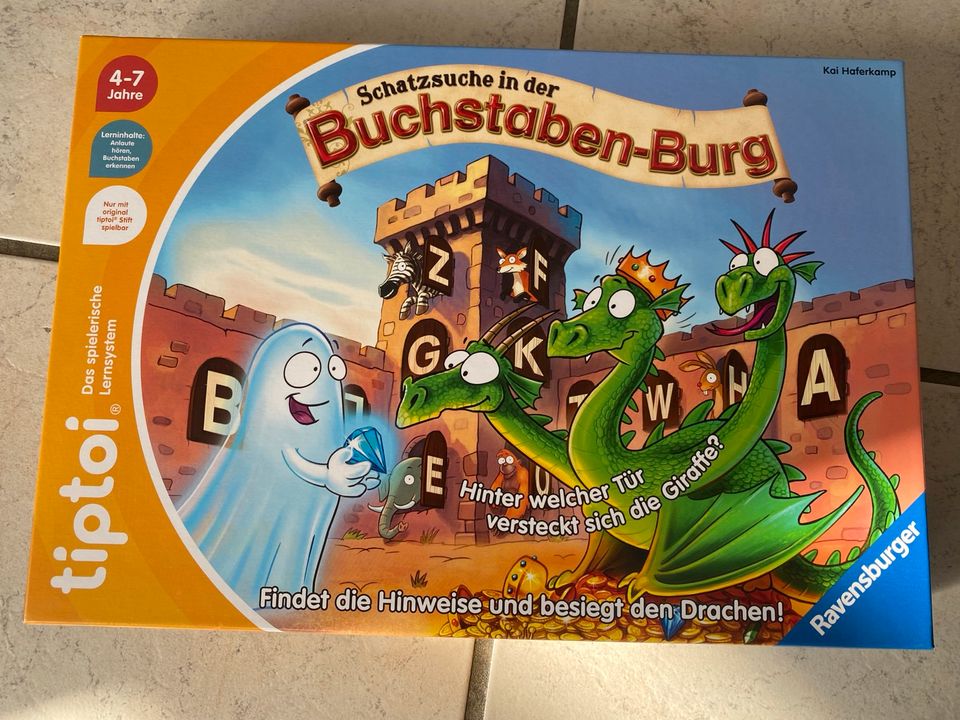 Tiptoi Spiel „Schatzsuche in der Buchstaben Burg“ in Langerwehe