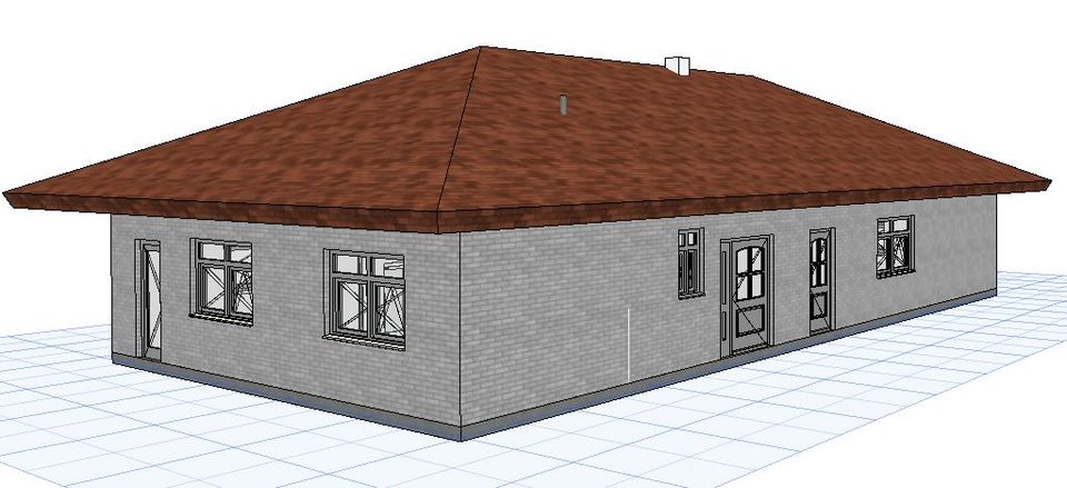3 D Hausbau Hauskonstruktion in Güstrow