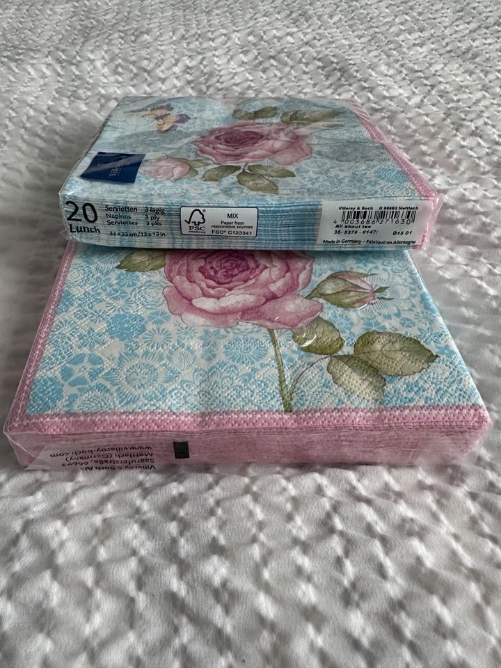 Villeroy & Boch Servierten Papierservierten Rose Cottage in Bremen