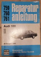 Reparaturanleitung Audi 100 ab Baujahr 1983 Wurster Nordseeküste - Misselwarden Vorschau