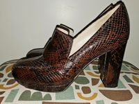 CLARKS Pumps Plateau snake Schlange Leder 38 NEU! Frankfurt am Main - Bornheim Vorschau