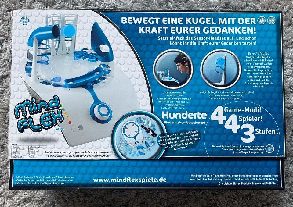 Mattel Mindflex Mind Flex Gehirnspiel Brain Game in Gotha