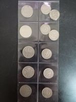 DM Münzen - 5 x 1 DM und 7 x 0,50 Pfennig Dithmarschen - Brunsbuettel Vorschau