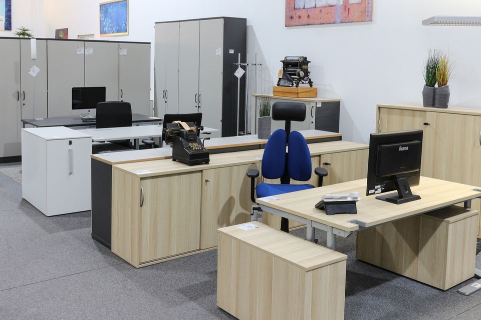 250x Sideboard Haworth Querrolllade Büroschrank Aktenschrank Büro in Mühlenbeck