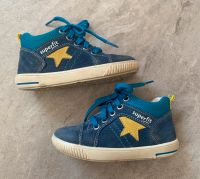 Schuhe zum schnüren Gr.24 von Superfit in Blau mit gelben Stern Hessen - Hirschhorn (Neckar) Vorschau