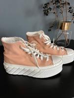 Converse Leder Plateau Sneaker – Größe 37 – Beige Nürnberg (Mittelfr) - Aussenstadt-Sued Vorschau