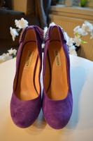 Leder Plateau Heels lila mit Stzrass Gr. 40 von Steve Madden Thüringen - Ellrich Vorschau
