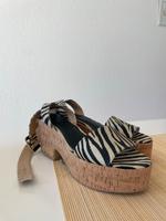 sandalen with zebra print Leipzig - Schönefeld Vorschau