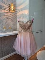 Abendkleid / Ballkleid rosa mit Glitzer Gr. M Düsseldorf - Unterrath Vorschau
