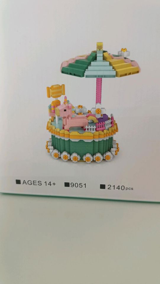 NEU Ostern LOZ Mini Lego Klemmbausteine Nr. 9051 Einhorn Kuchen in Weißenfels