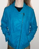 ♥️ Cecil Damen Kunstleder Biker Jacke Gr. L ❤️  türkis Lederjacke Bayern - Kümmersbruck Vorschau