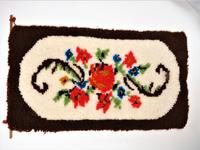DDR geknüpfter Wandteppich mit Aufhängung Handarbeit ca.94cm x 54 Sachsen - Bad Lausick Vorschau