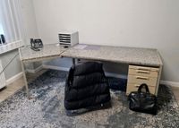 Großer Büro Schreibtisch 250 x 80 cm mit Granit Naturstein Platte Nordrhein-Westfalen - Kamen Vorschau