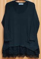 Oberteil Lang Damen bpc selection m.Spitze Gr. 44/46 Schwarz Bayern - Ingolstadt Vorschau
