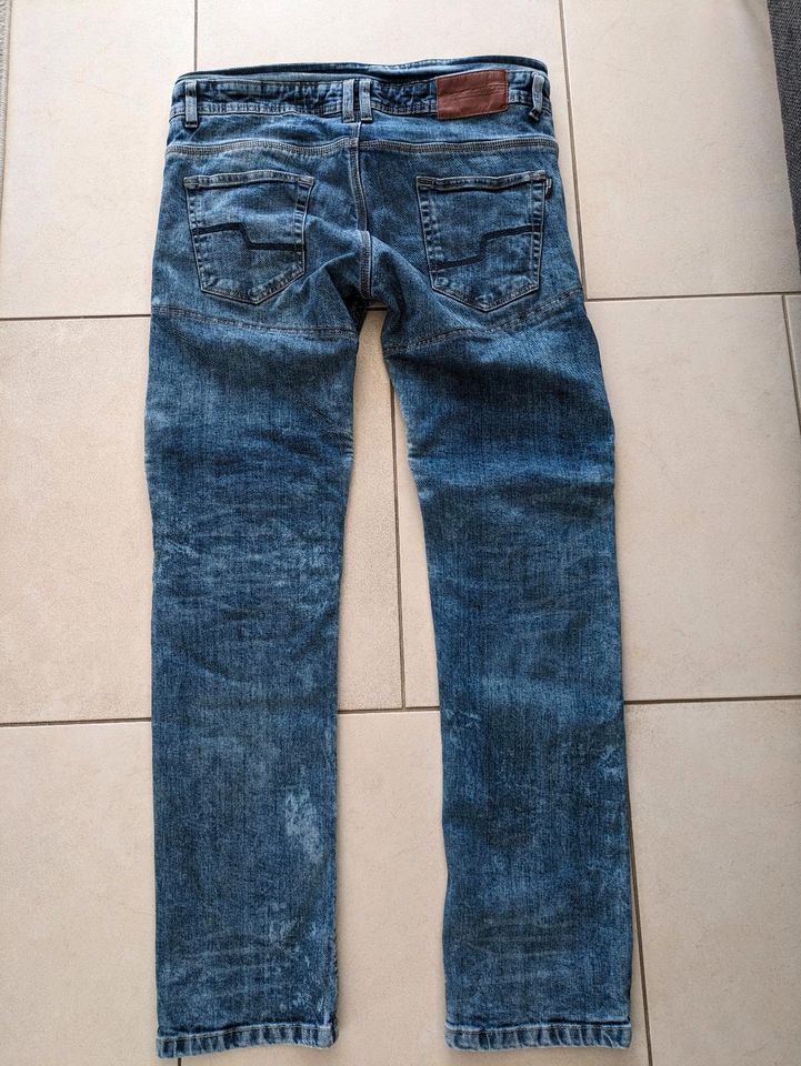 Trilobite Motorrad Herren Jeans Micus Urban Blau Größe 34 in Wölfersheim