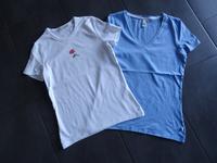 2 T-Shirts Q/S Esprit blau weiß S NEU Niedersachsen - Ganderkesee Vorschau