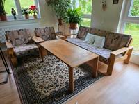 Sehr schöne Sitzgruppe, Couch, Sessel mit Tisch aus den 60ern Bayern - Bad Birnbach Vorschau