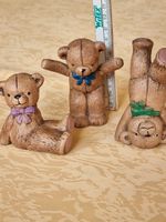 ▒ Dekofiguren 3 kleine Bären aus Keramik, ca. 6, 8 und 9 cm hoch Niedersachsen - Bad Münder am Deister Vorschau