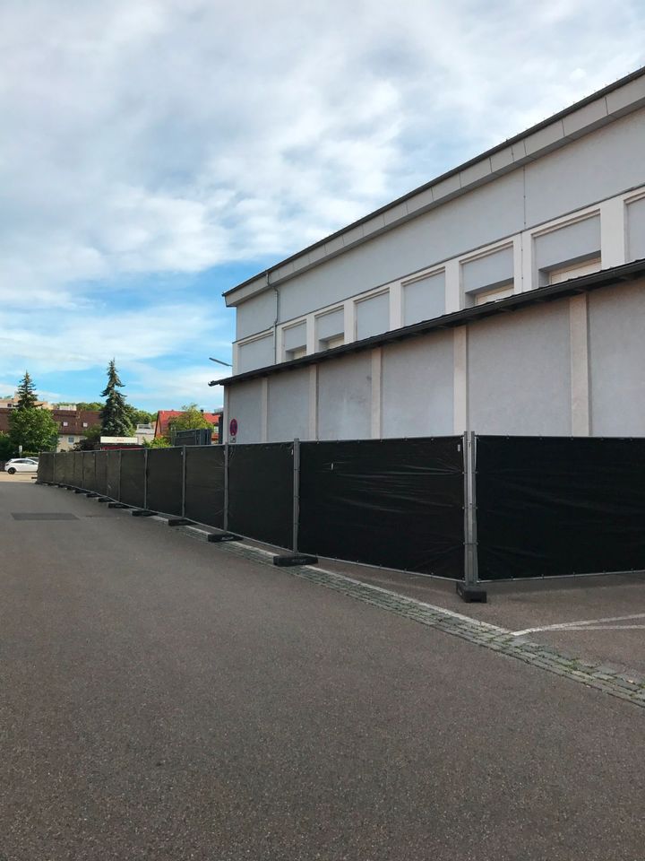 Bauzaun Bauzaunverleih Bühnengitter Crashbarrier in Gunzenhausen