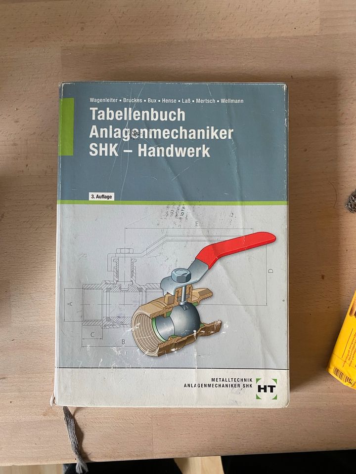 Tabellenbuch Anlagenmechaniker - SHK Handwerk in Bad Lippspringe