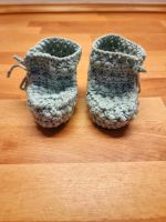 Gehäkelte Babyschuhe / Socken mint/türkis *Newborn* Bayern - Hof (Saale) Vorschau